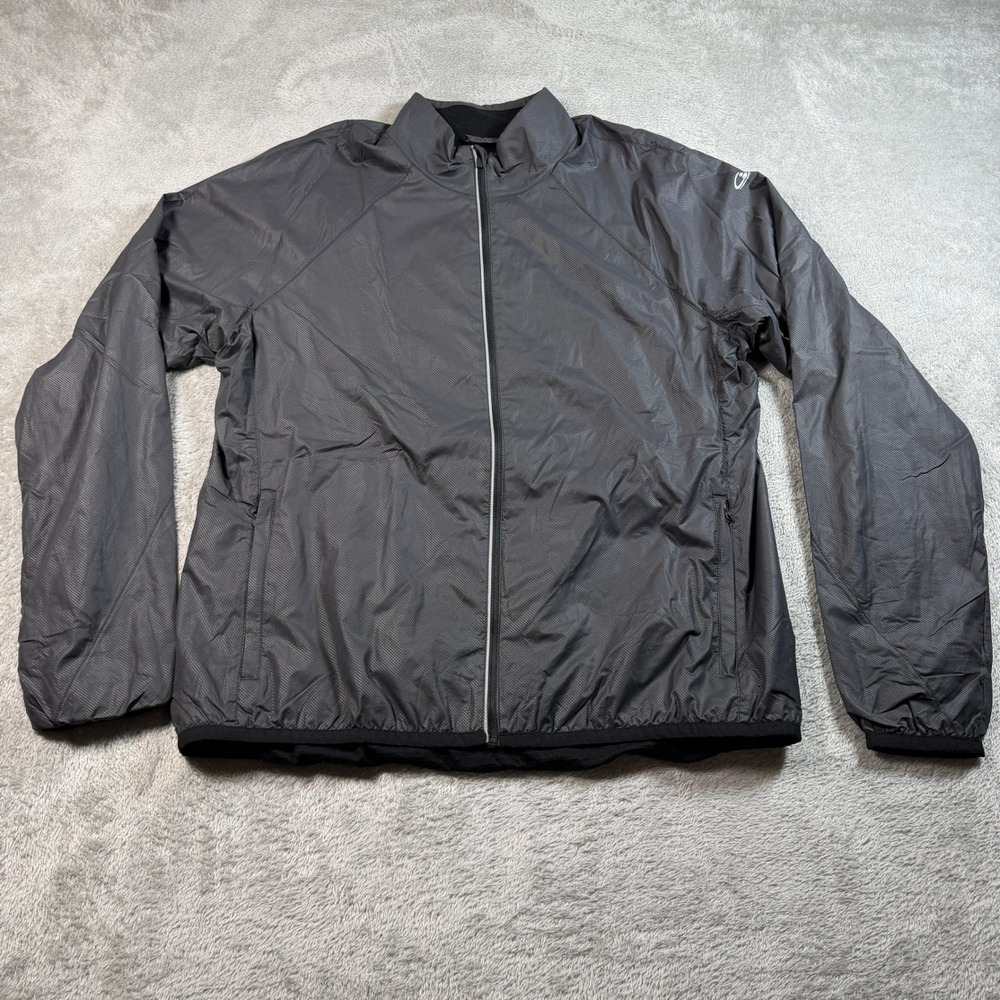 Icebreaker GT Merino Jacket Women XL Grey Full Zip Rush Windbreaker 103640003
